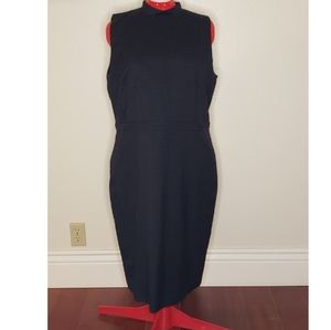 NWT Ann Taylor Navy Blue Sheath Dress